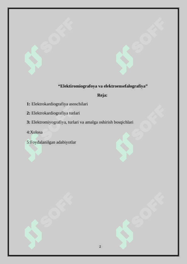 Elektiromiografoya va elektroensefalografiya 2