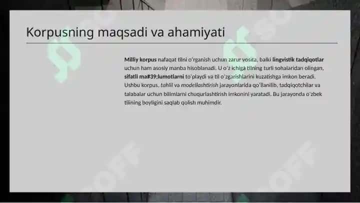 O‘zbek tilining milliy korpusini yaratish muammolari 4