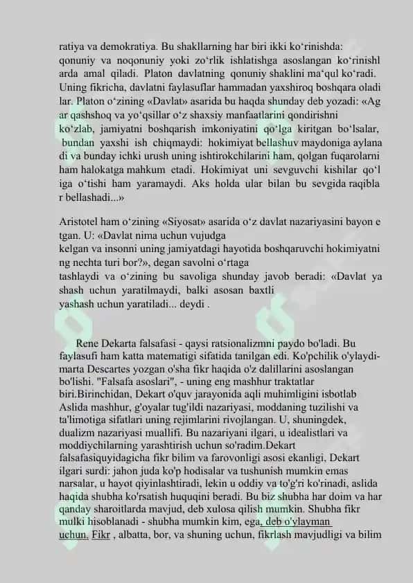 FALSAFA TURMUSH TARZI VA DUNYONI ANGLASH USULI 6