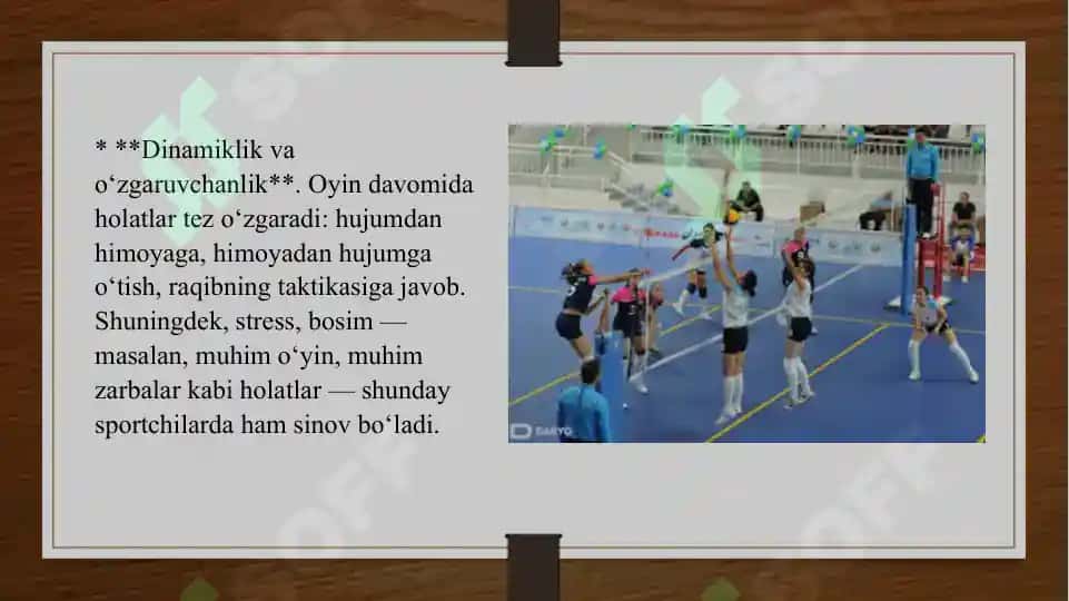 Jamoaviy sport turlarida Iste’dodli sportchilarni aniqlash usullari 5