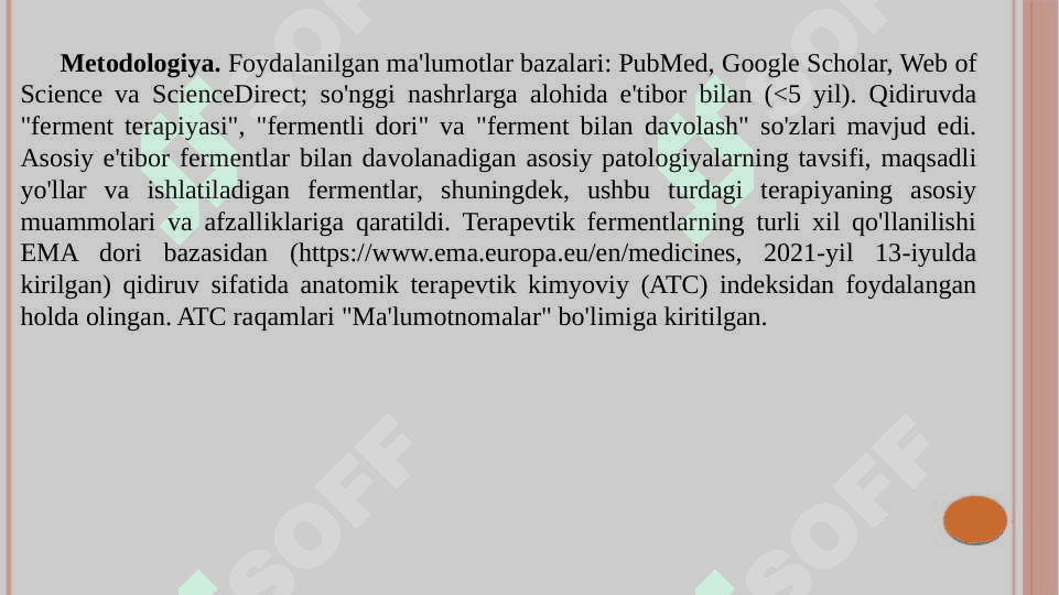 Ferment terapiyasining ba`zi aspektlar 5