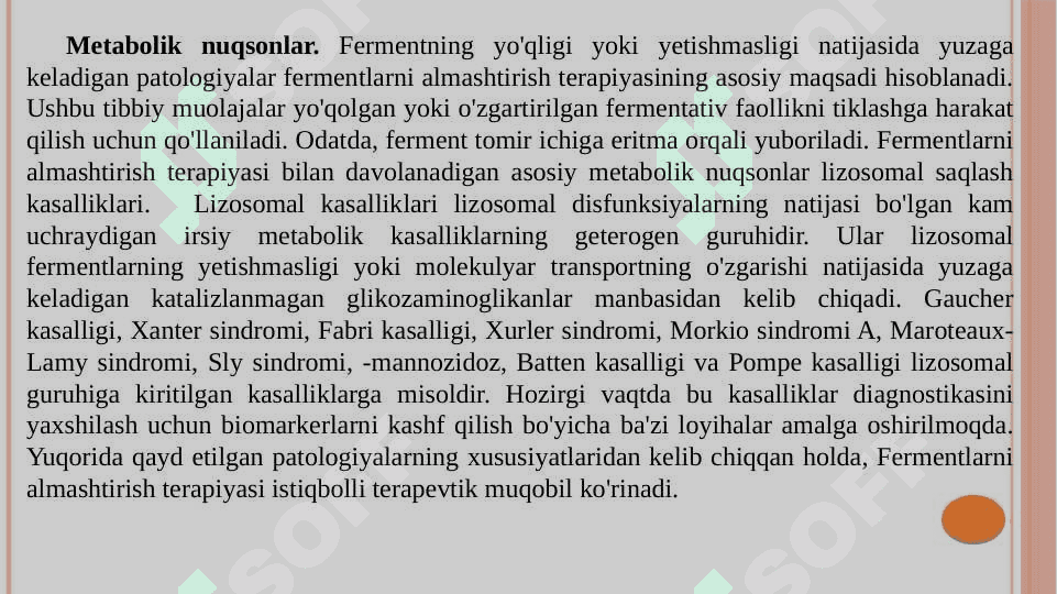 Ferment terapiyasining ba`zi aspektlar 8