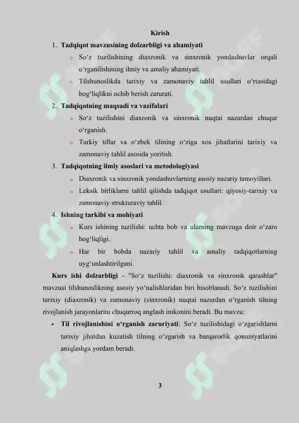 Soʻz tuzilishi diaxronik va sinxronik qarashlar 3