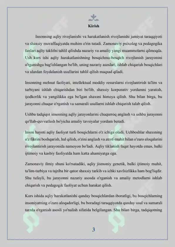 Aqliy harakatlanishning bosqichma-bosqich rivojlanishi 3