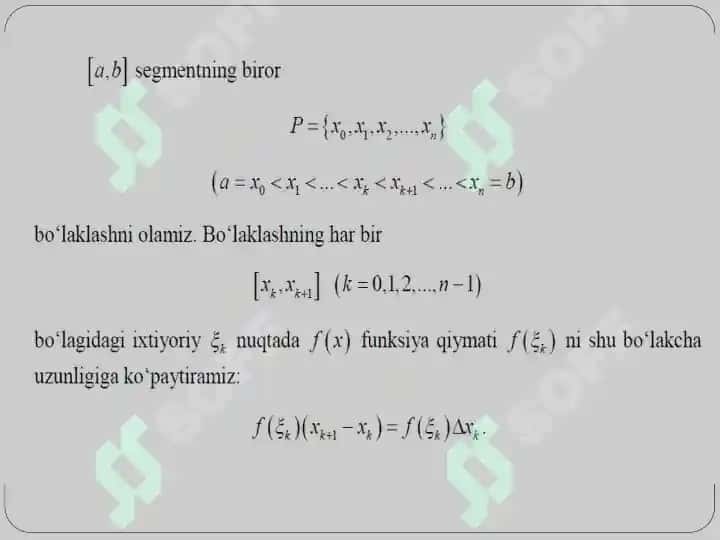 Aniq integral 3