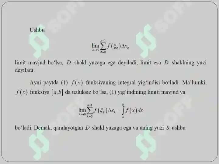 Aniq integral 4