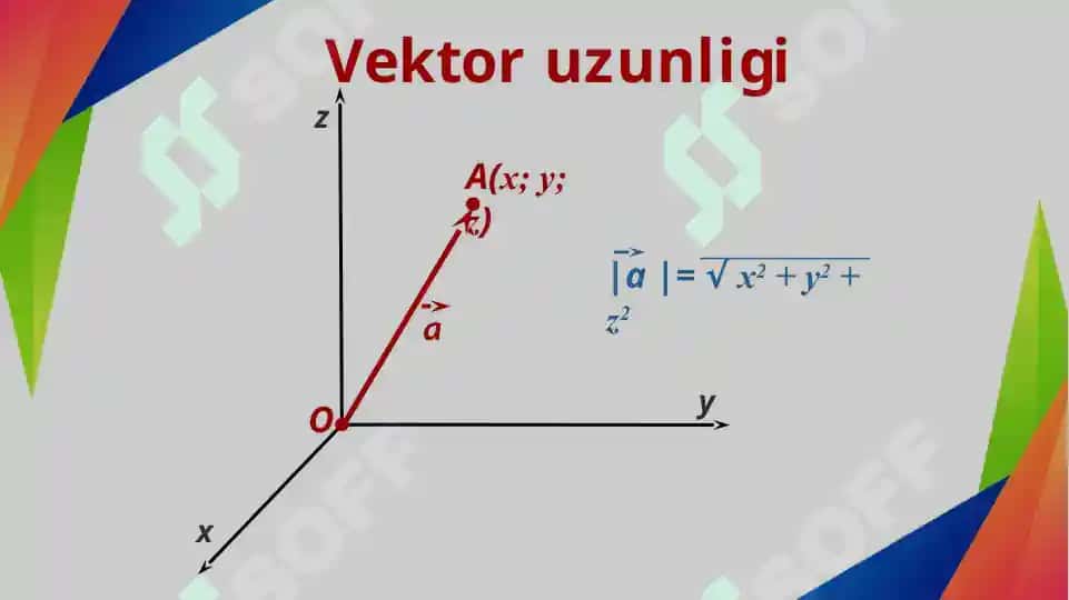 Vektorlar algebrasi 8