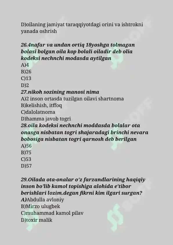 Odamlarning inson huquqlarni rad etish 7