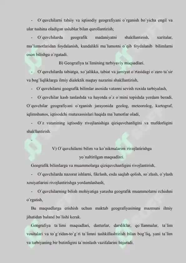 Tabiiy geografiya fanini o`qitishda o`quvchilarning bilim va ko`nikmalarni shakllantirish uslublari.docx 4