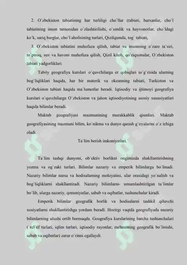 Tabiiy geografiya fanini o`qitishda o`quvchilarning bilim va ko`nikmalarni shakllantirish uslublari.docx 7