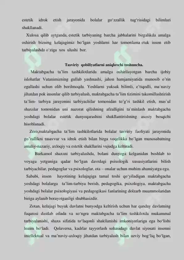 Maktabgacha yoshdagi bolalarni tasviriy qobiliyati va ijodkorligini rivojlantirish 3