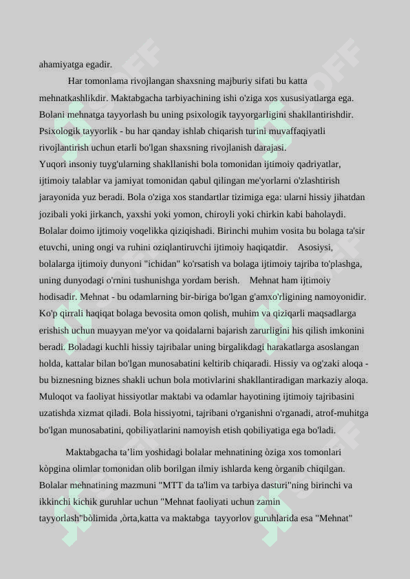 Maktabgacha yoshdagi bolalarni mehnat tarbiyasi 5