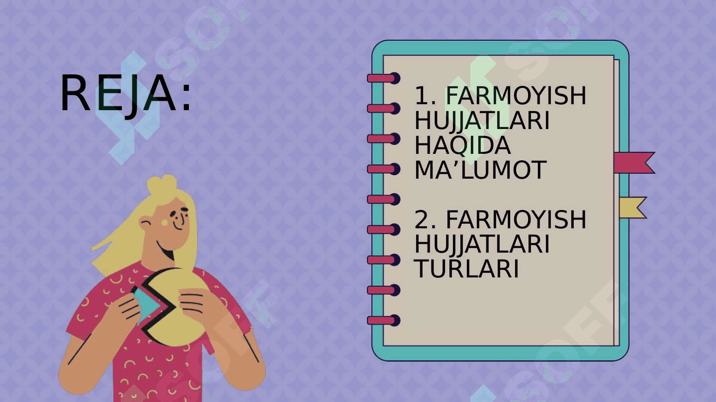 FARMOYISH HUJJATLARI VA ULARNING TURLARI 3