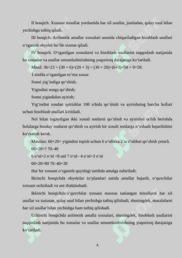 100_ICHIDA SONLAR MAVZUSIDA ARFIMETIK AMALLARNI OʻRGATISH 6