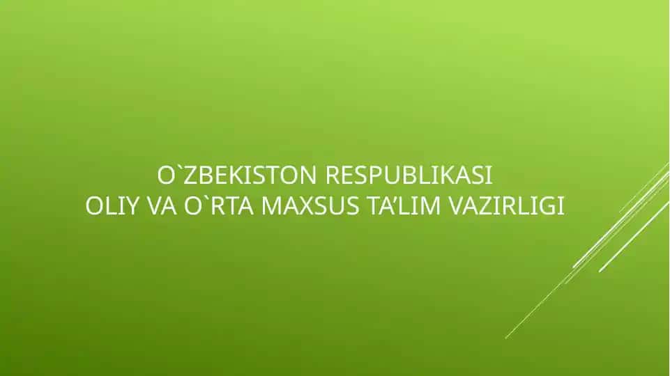 Ma'naviy-Axloqiy Tarbiya