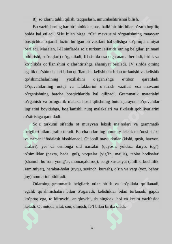 4_Sinf ona tili darslarda ot soʻz turkumini oʻrganish tizimi 6