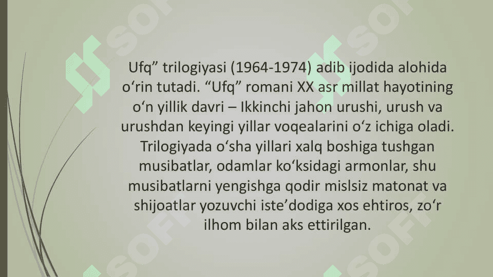 Said Ahmadning “Ufq” trilogiyasida  davr va shaxs talqini 4