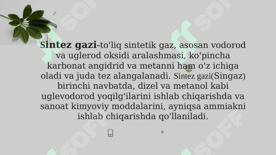 Sintezgaz asosida olinadigan dori preparatlari 3