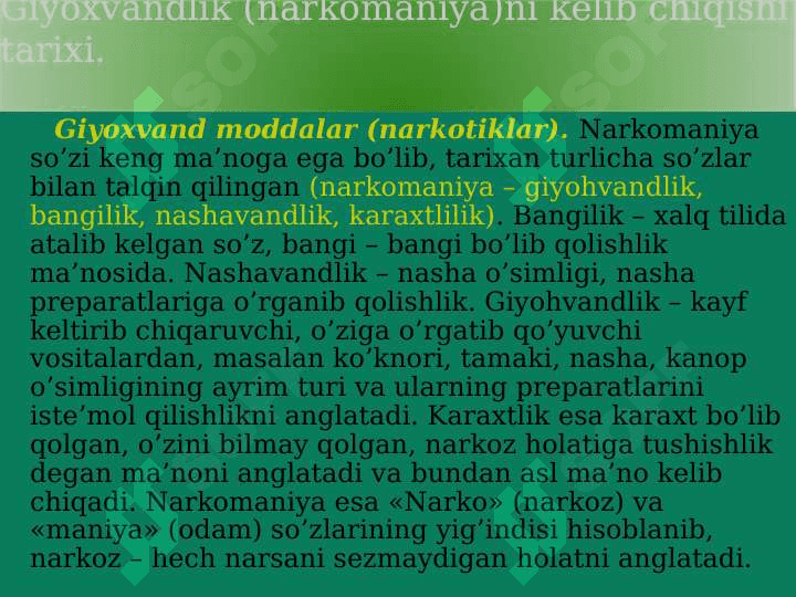Giyohvandlik va uning zararli oqibatlari 3