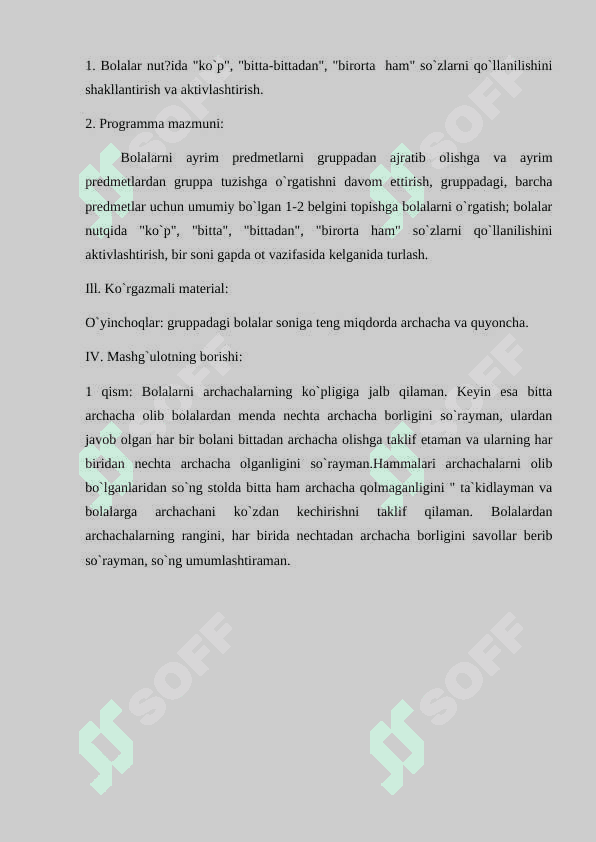 Maktabgacha tarbiya yoshidagi bolalarda elementar matematik tasavvurlarni rivojlantirish 6