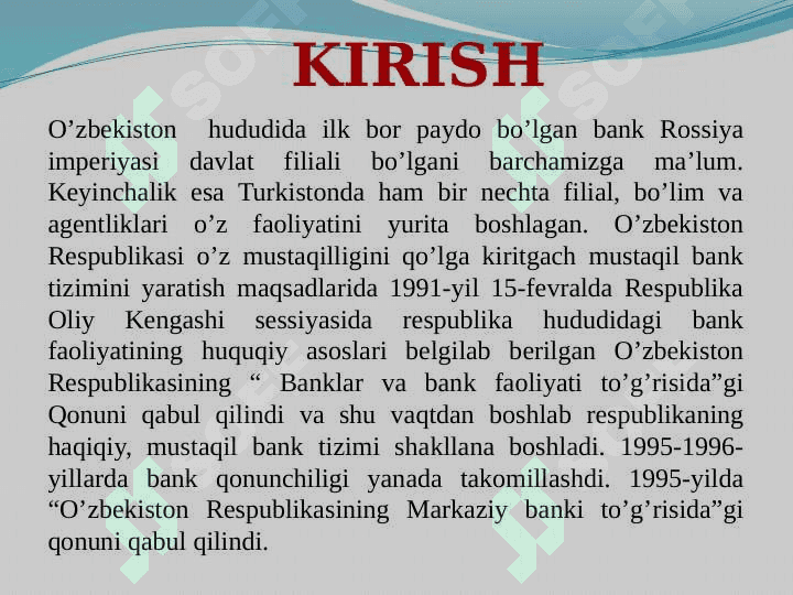 Banklar va bank tizimi 3