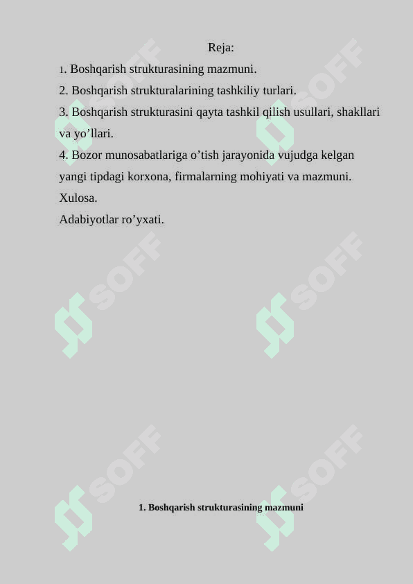 Menejmentning tashkiliy strukturalari 2