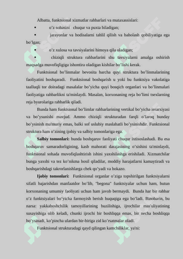 Menejmentning tashkiliy strukturalari 8