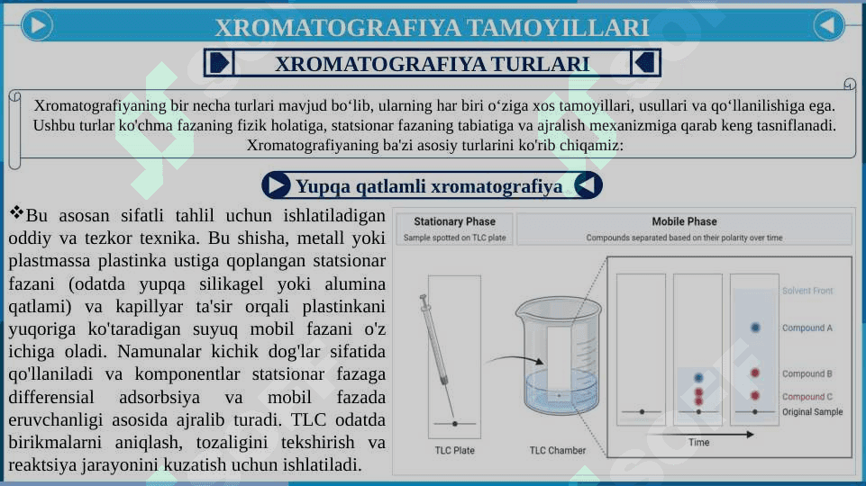 Xromatografiyaning tibbiy izlanishlardagi imkoniyatlari 6