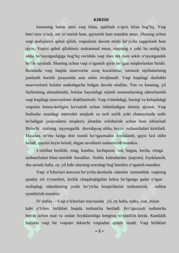 BOSHLANGʻICH SINFLARDA YIL FASLLARNING ALMASHINISHI MAVZUNI OʻRGATISH 2