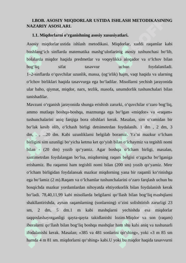 ASOSIY MIQDORLAR USTIDA ISHLASH METODIKASI 4