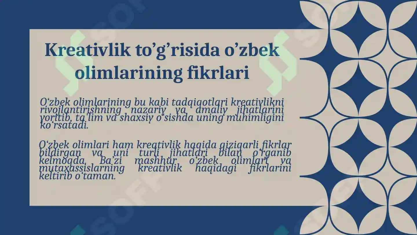 PEDAGOGIK KREATIVLIK 7