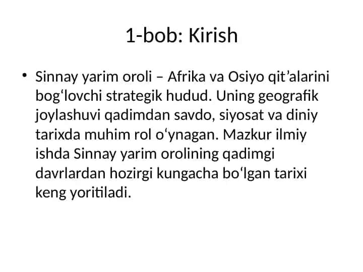 Sinnay yarim oroli
