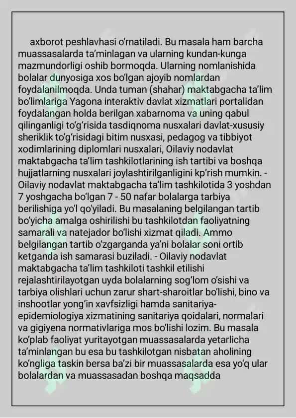 Oilaviy Nodavlat Maktabgacha Ta'lim Tashkilotlari Faoliyatini Tashkil Etish Mexanizmlari 3