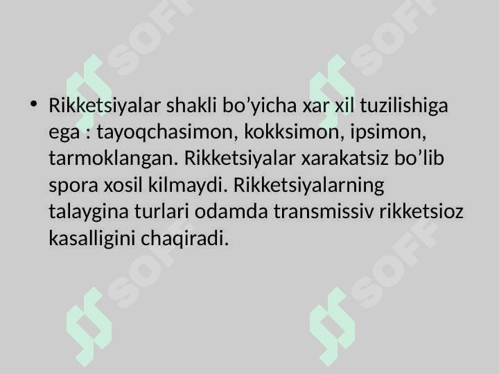 BAKTERIYALARNI STRUKTURASI VA MORFOLOGIYASI 8