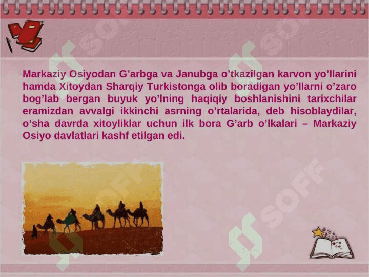 BUYUK IPAK YO'LI TARAQQIYOT VA TANAZULLI 4