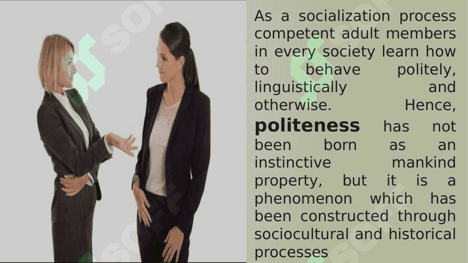 Conversational Politeness and Approbation 2