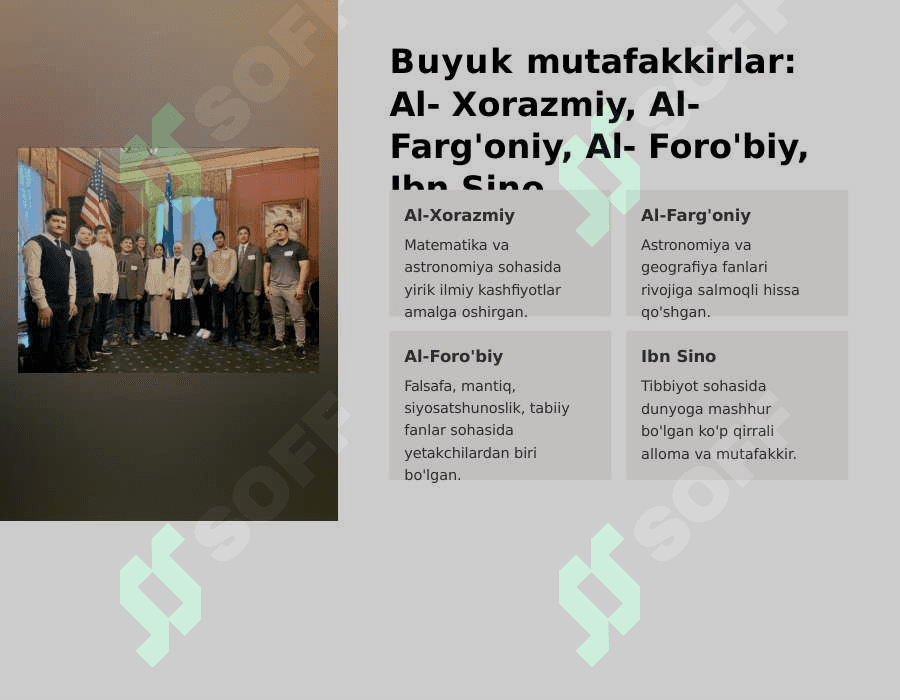 Buyuk allomalarning jahon sivilizatsiyasiga qo'shgan hissasi 3
