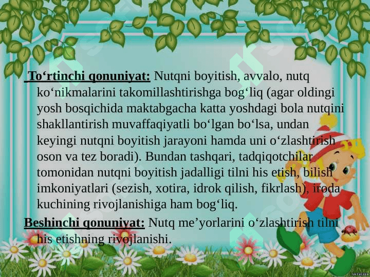Maktabgacha yoshdagi bolalar nutqini rivojlantirishning ilmiy-pedagogik shart-sharoitlari 5
