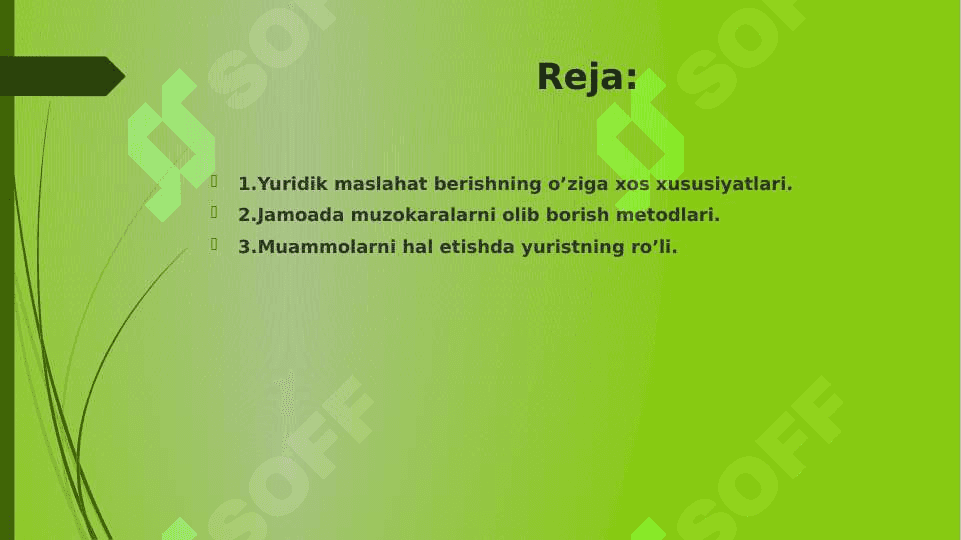 Yuridik maslahat va muzokaralarni muvaffaqiyatli olib borish metodikasi 2
