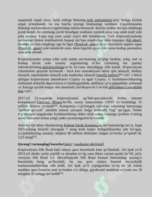 KRIPTOVALYUTA NIMA? 3