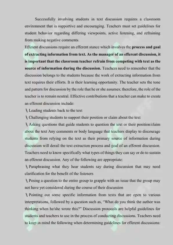 Classroom management and feedback 5