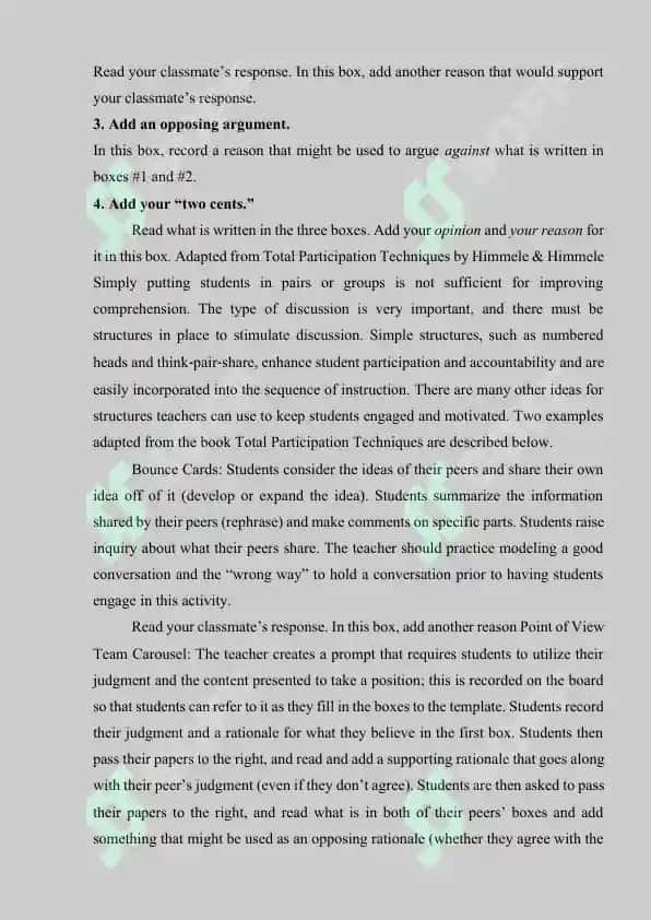 Classroom management and feedback 8