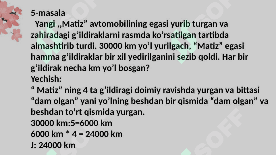 Murakkab masalalar 6