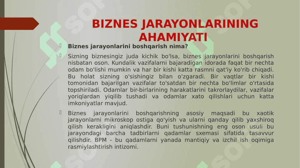 BIZNES JARAYONLARI VA ULARNI HISOBGA OLISH 3