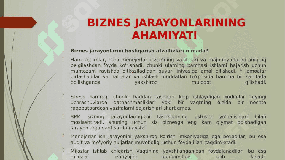 BIZNES JARAYONLARI VA ULARNI HISOBGA OLISH 4