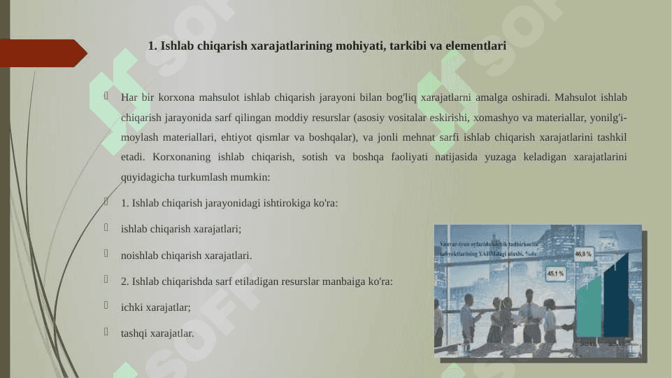 Kichik biznes va tadbirkorlik subyektlarida ishlab chiqarish harajatlari va mahsulot tannarxi tahlili 3