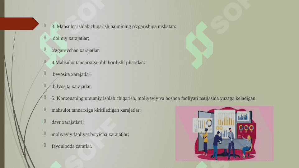 Kichik biznes va tadbirkorlik subyektlarida ishlab chiqarish harajatlari va mahsulot tannarxi tahlili 4