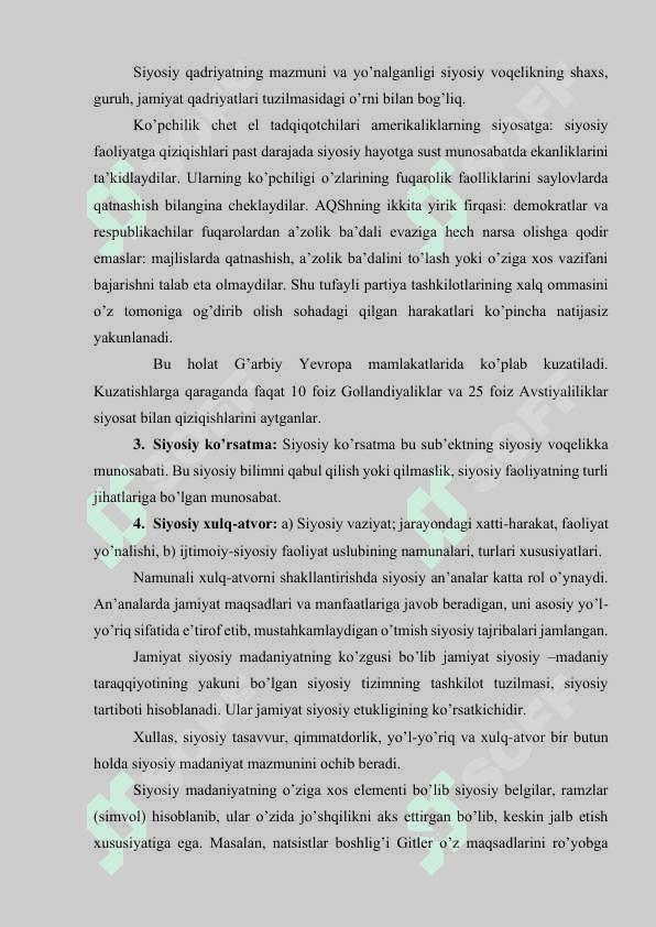 siyosiy madaniyat 8