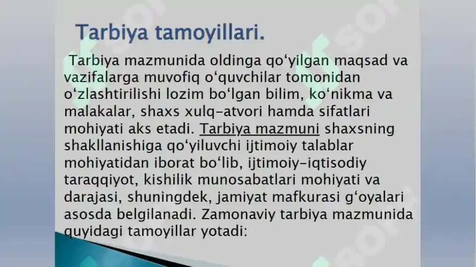 Tarbiya metodlari va vositalarining psixologik mazmuni 4