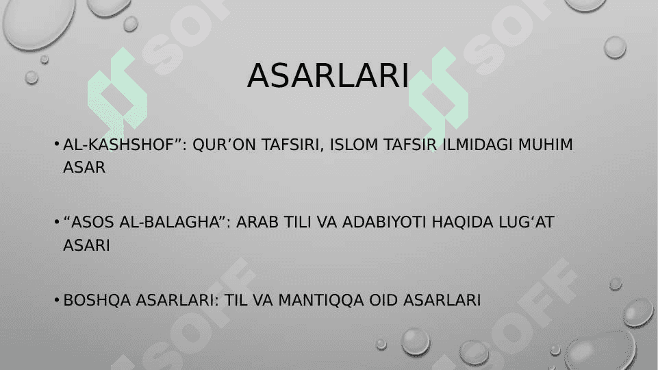 Mahmud az-Zamaxshariy hayoti va me`rosi 4